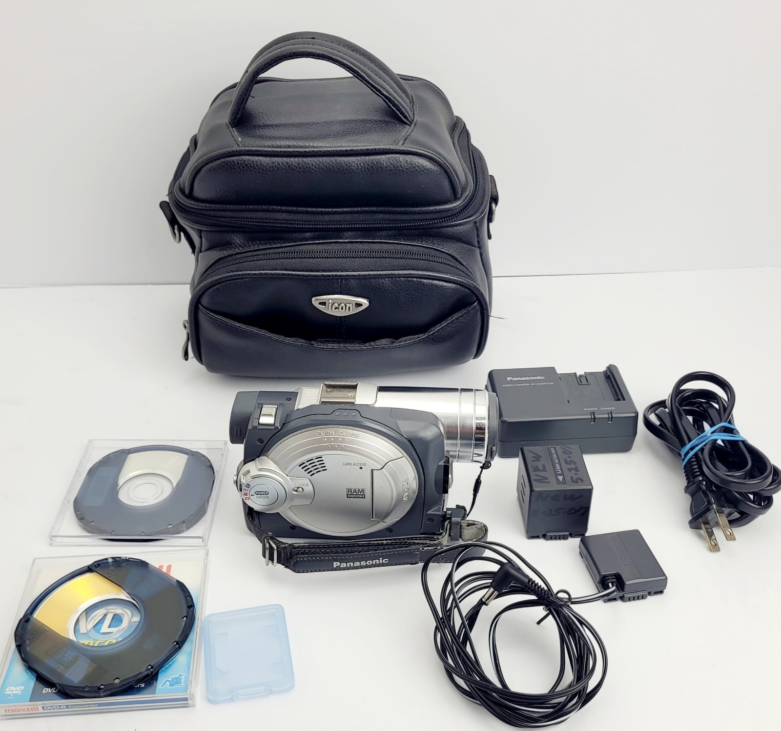 Panasonic VDR-M50PP  Camcorder Digital Video with Case And Accessories