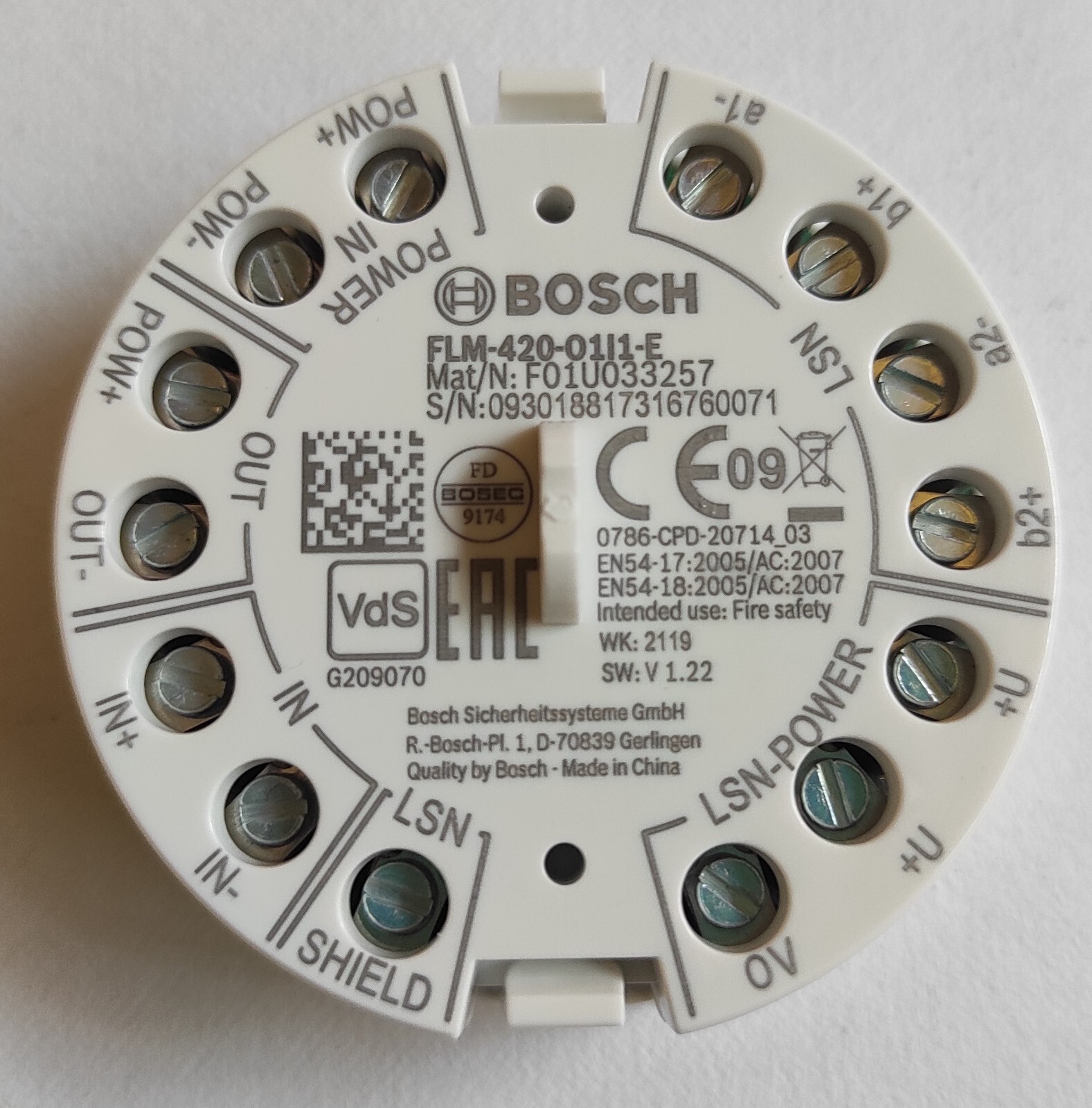 Bosch AVENAR FLM‑420‑O1I1 Output-input Interface Modules New, Fast ship DHL