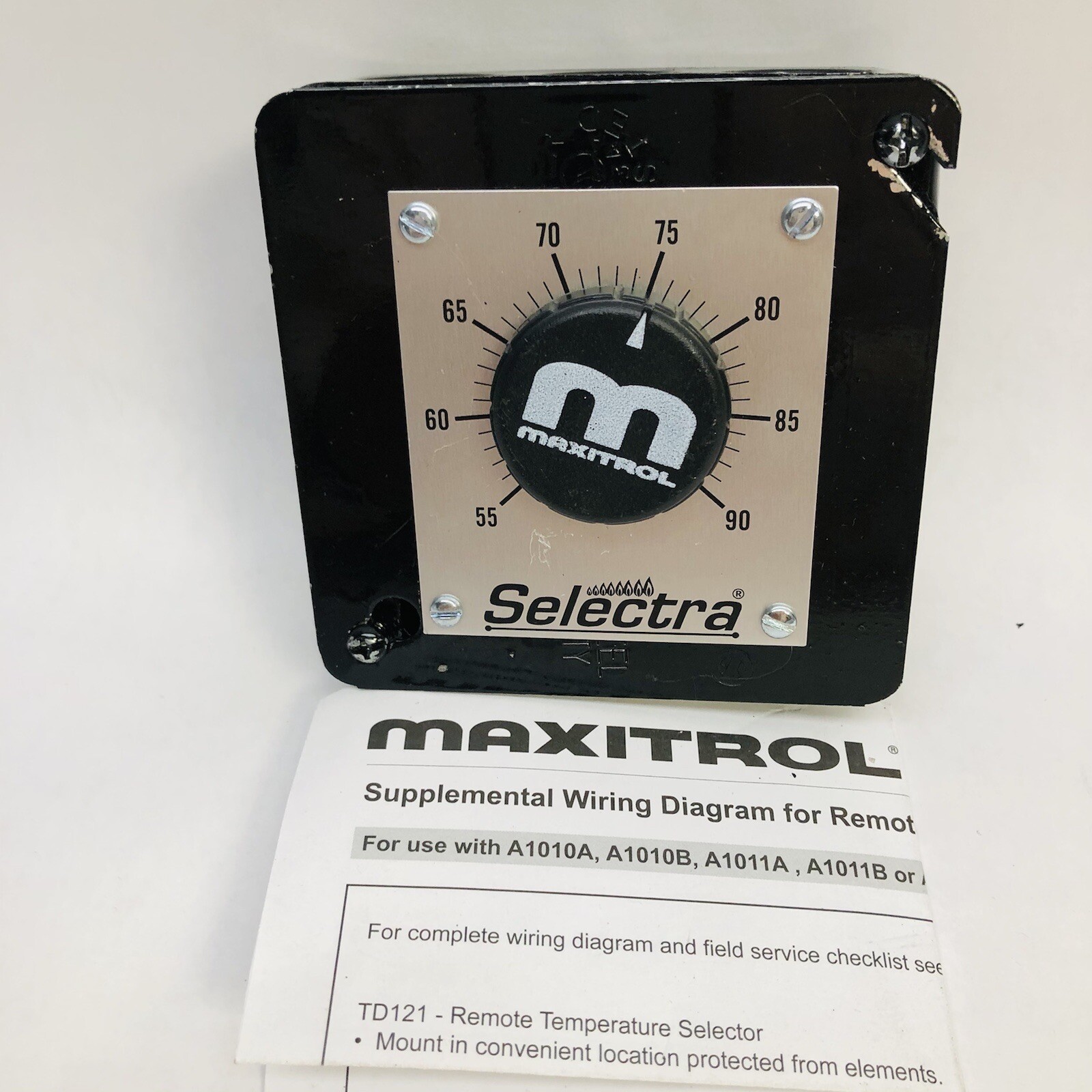 MAXITROL TD121 REMOTE TEMPERTURE SELECTOR