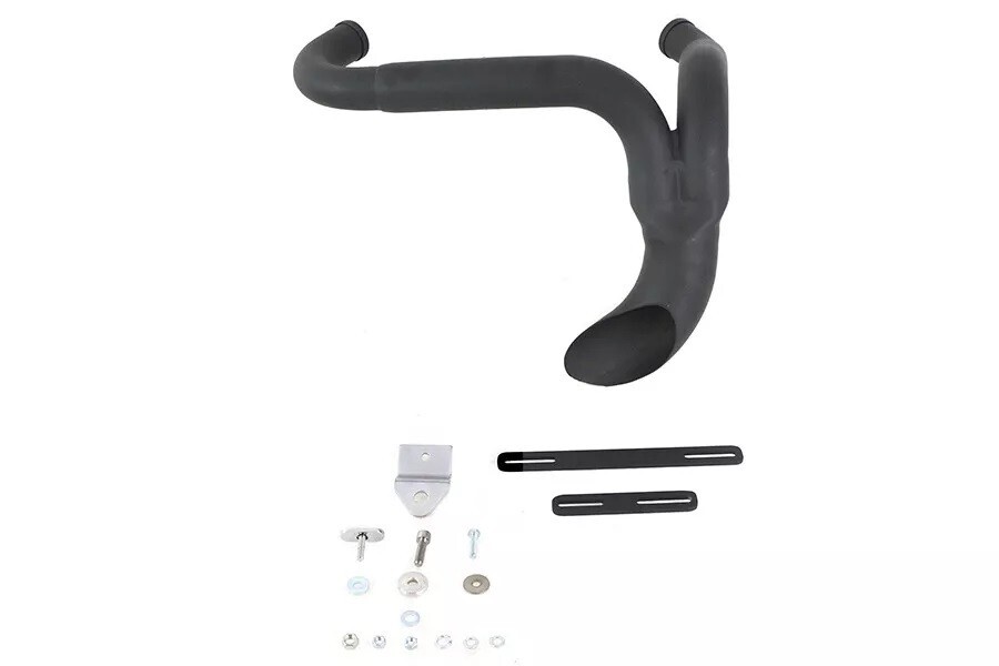Sportster Flame Thrower Header Set Black fits Harley Davidson 29-0941