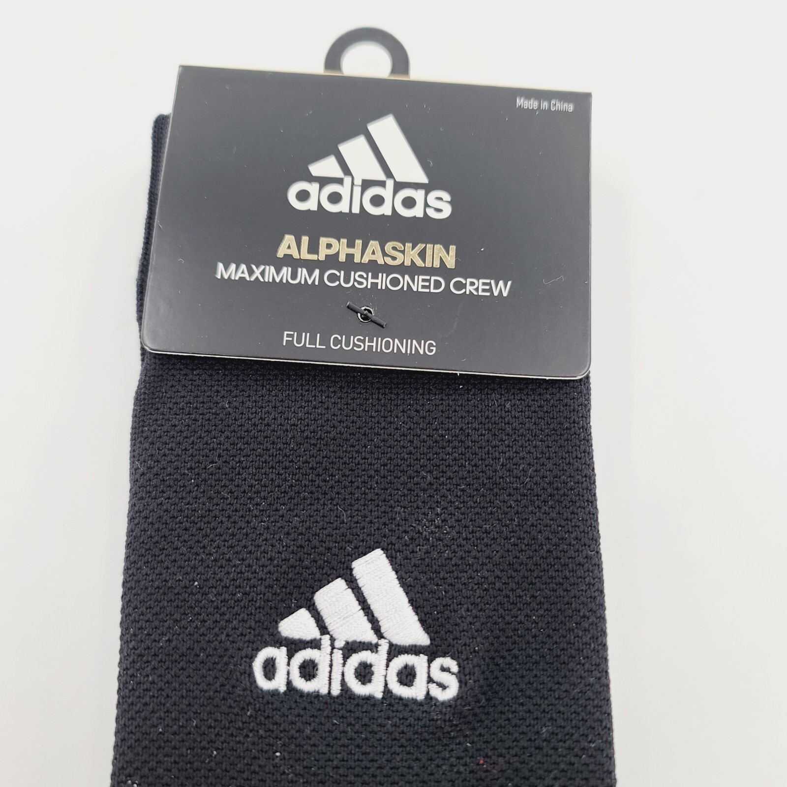 Adidas Alphaskin Maximum Cushioned Crew Socks Men's Climalite LARGE L 9.5-12 NWT