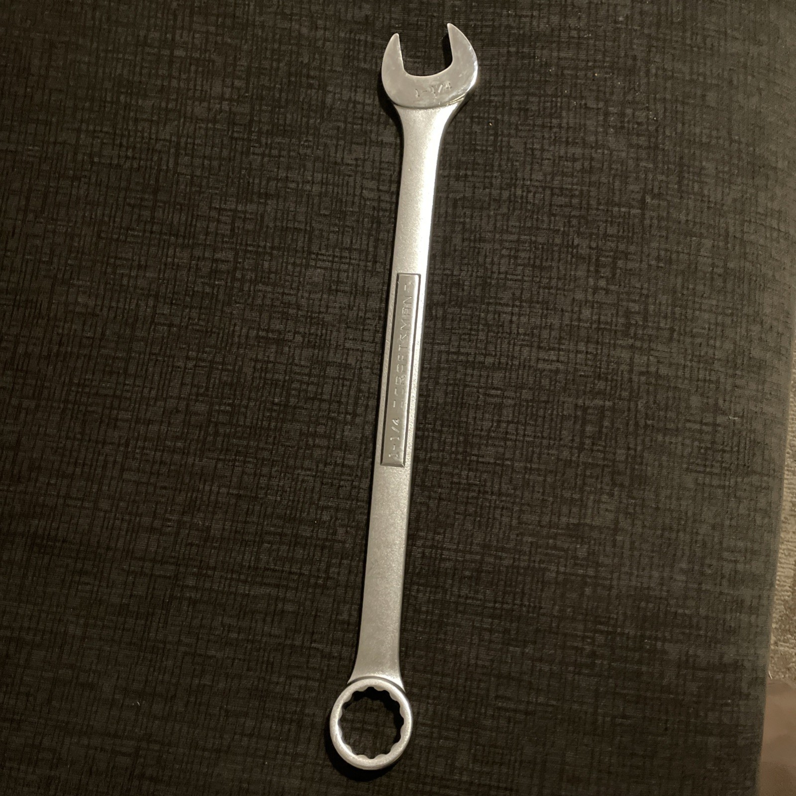 Craftsman  1 1/4" Chrome 12 Point Combination Wrench 44708 EUC