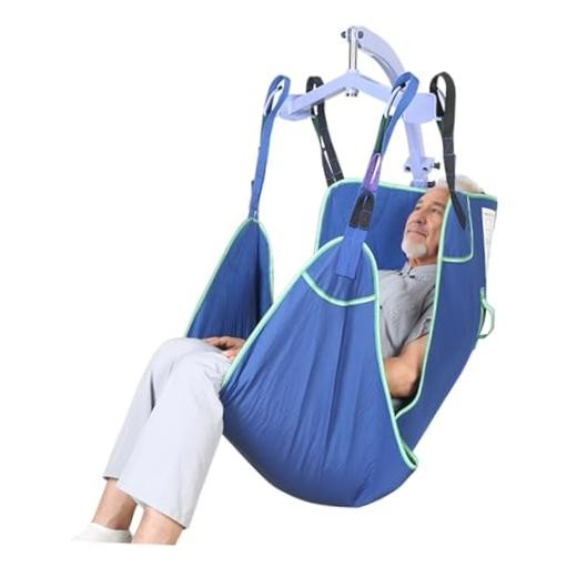 Patient Lift Sling, Fully Body Lifting Sling with Twisted Fabric,500 lbs