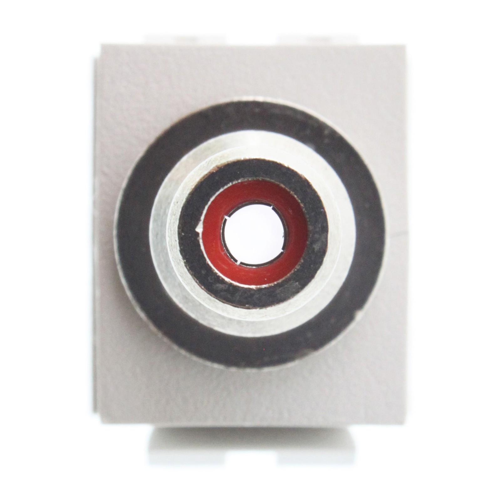 MOLEX MSY-00033-R2 FEED THROUGH SINGLE POSITION RCA COUPLER RED, WHITE