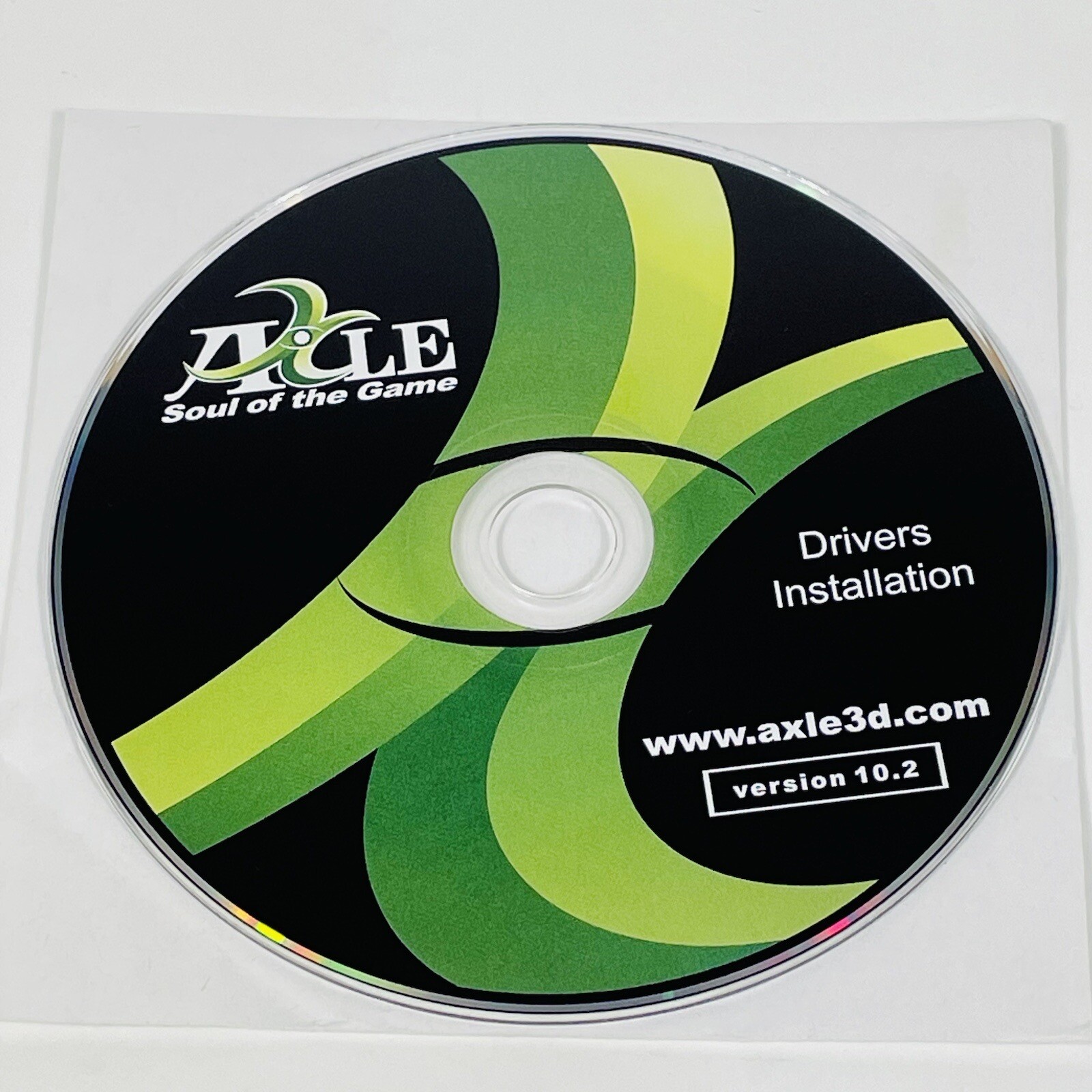 Axle Soul of the Game Drivers Installation version 10.2 Software CD