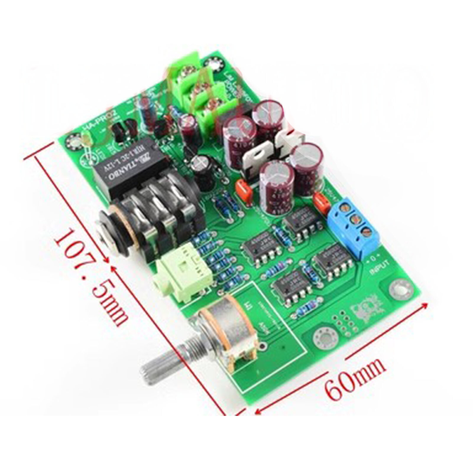 1pc HA-PRO2 headphone amp finished board, ultra-low noise, low distortion