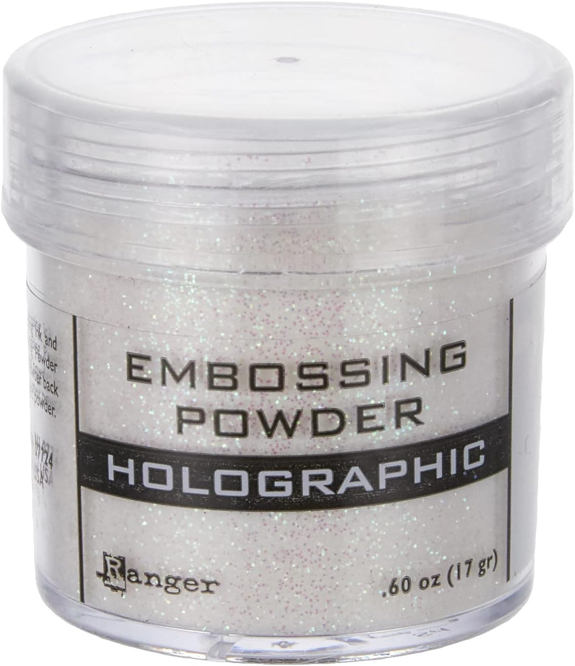 EPJ00-709 Embossing Powder .60oz, Holographic, 1.75 x 1.5 x 1.5