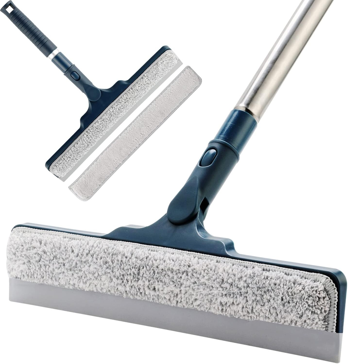 1 Window Cleaner Shower Squeee " Durable Squeee, Long Handle,