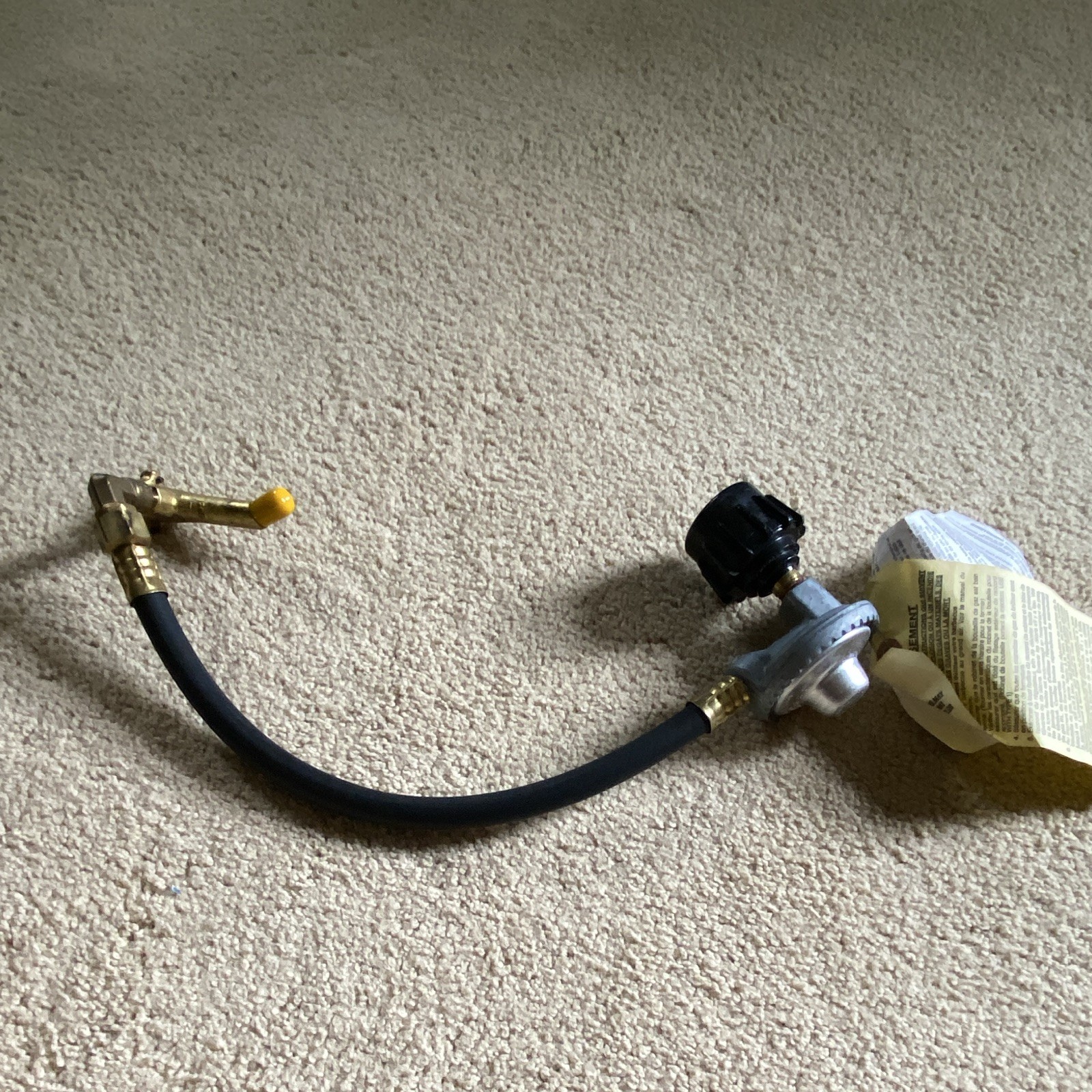 TECH 5/16” HB-5 Gas Regulator Assembly w/ 5/16" Hose for Gas Barbecue