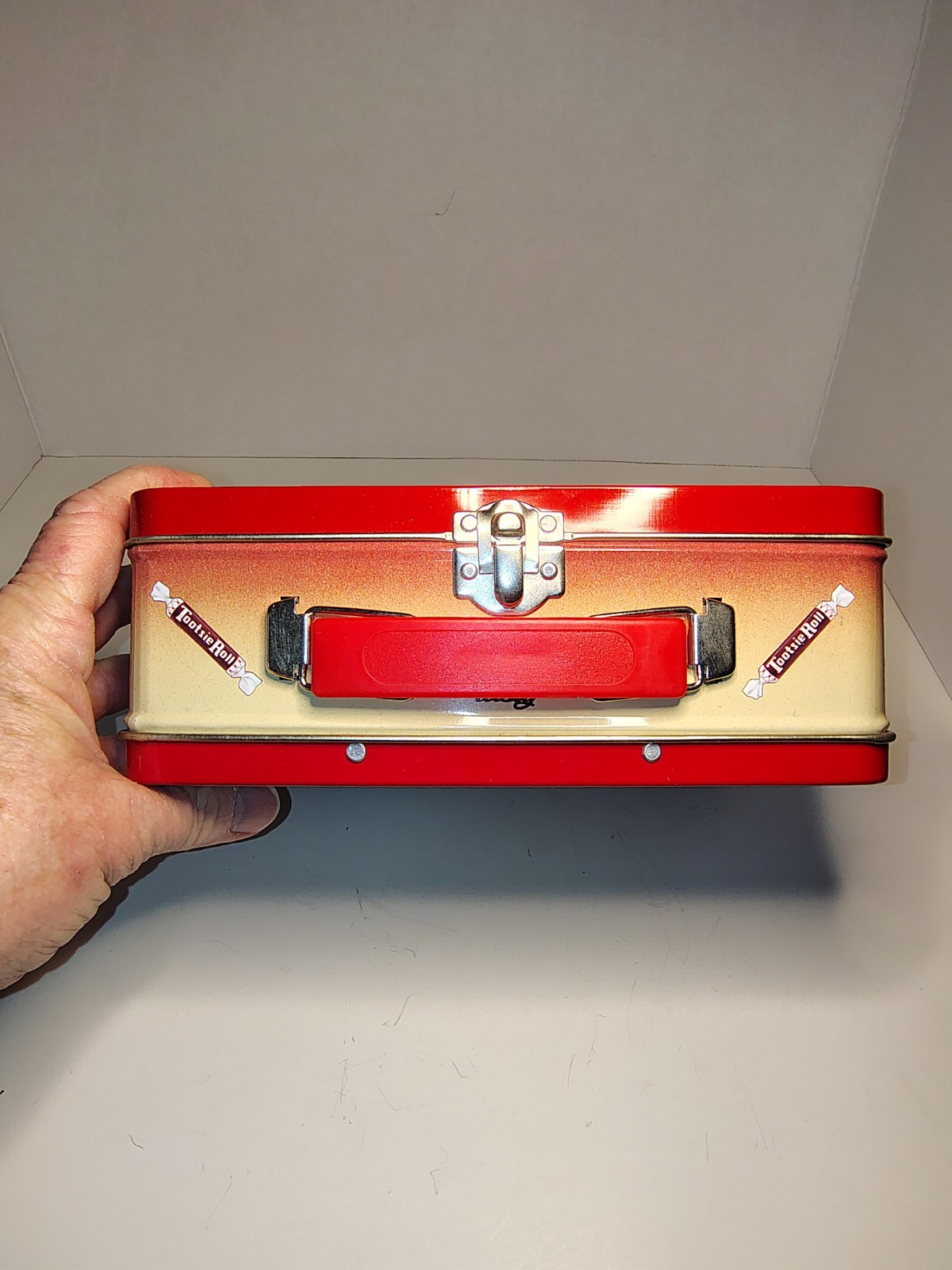 Never Used Tootsie Roll Metal Tin Lunch Box Style Retro Inspired Collectable