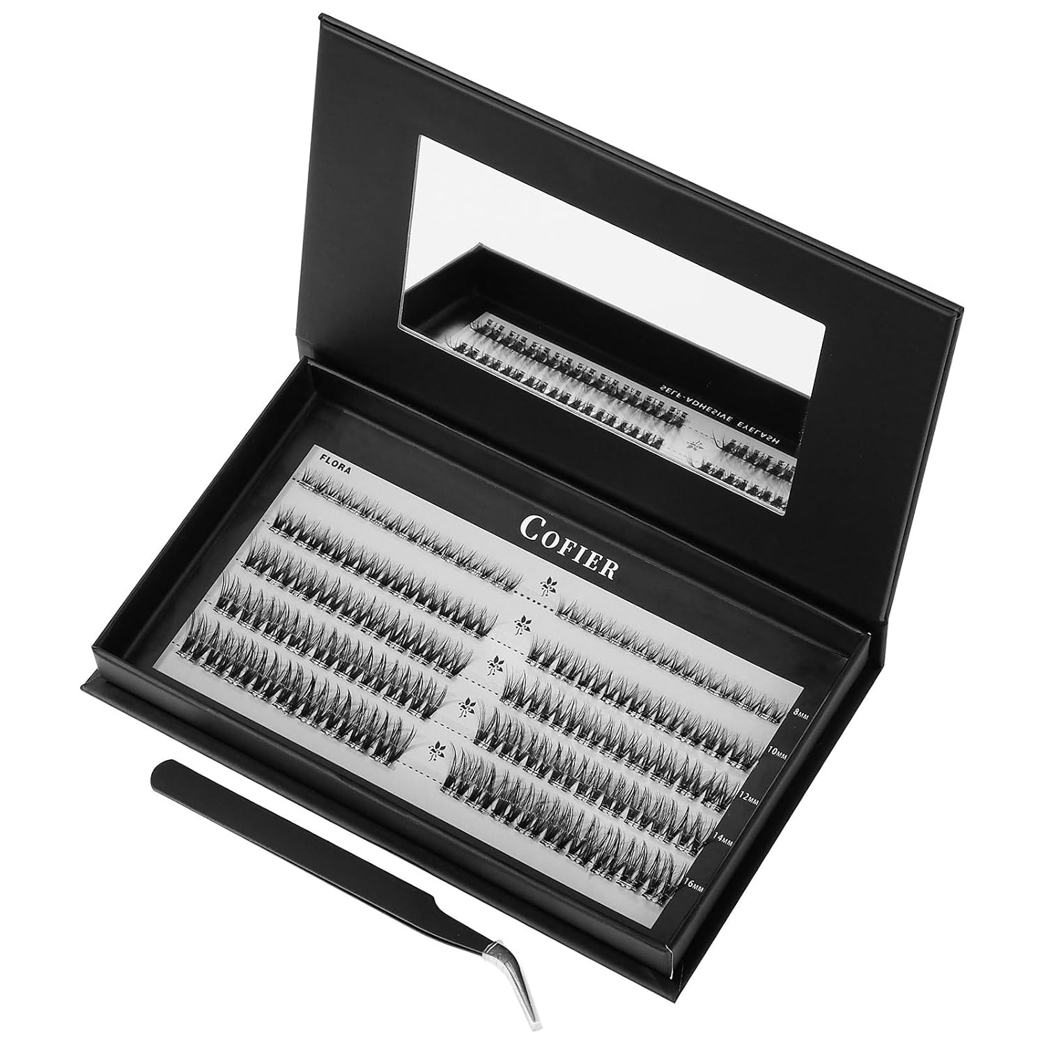 Wispy Lash Clusters Kit, 90 Pcs (8-16mm) - DIY Lash Ext Kit w/Glue