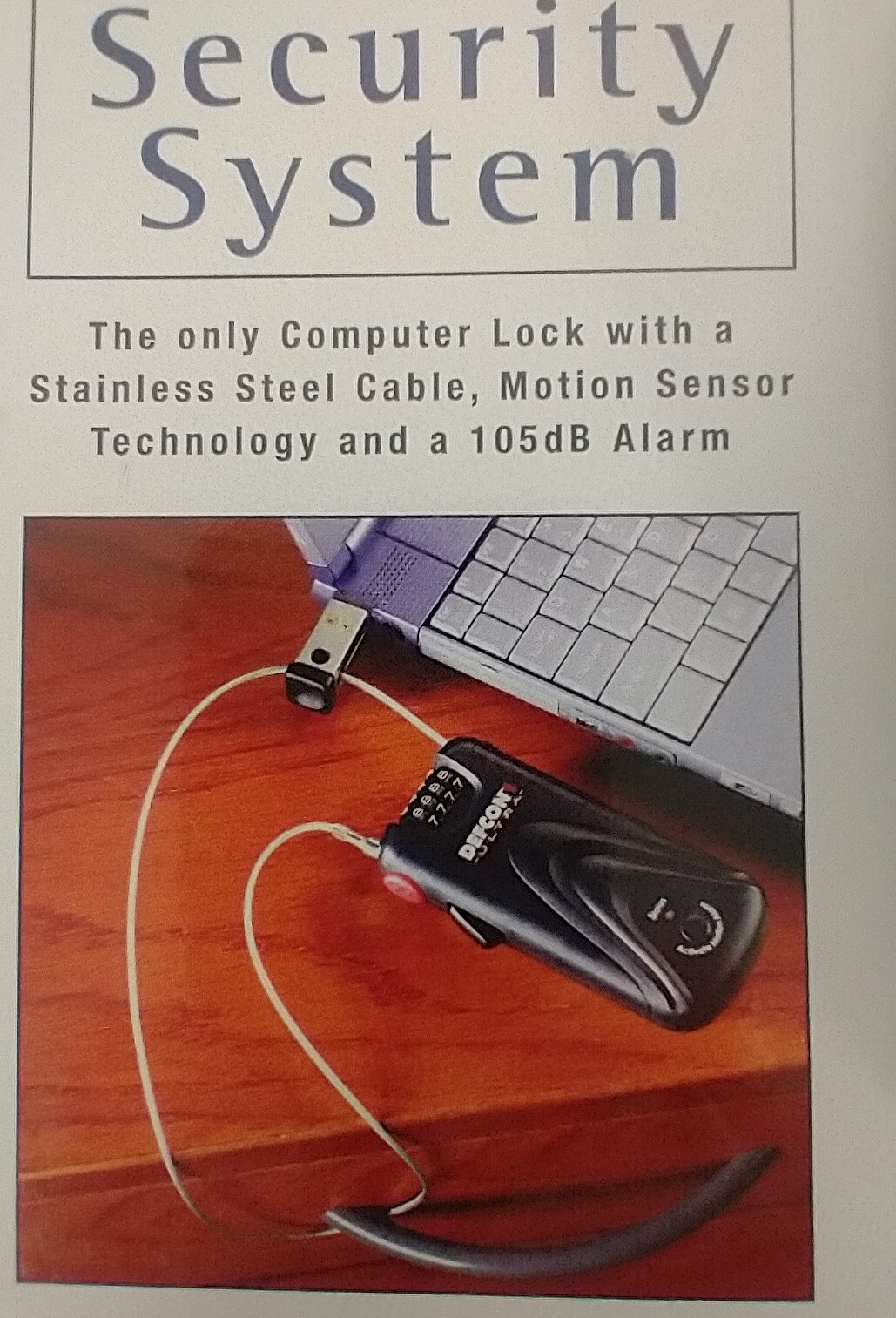 New Targus Defcon 1 Ultra Notebook Computer Security System WITH ALARM