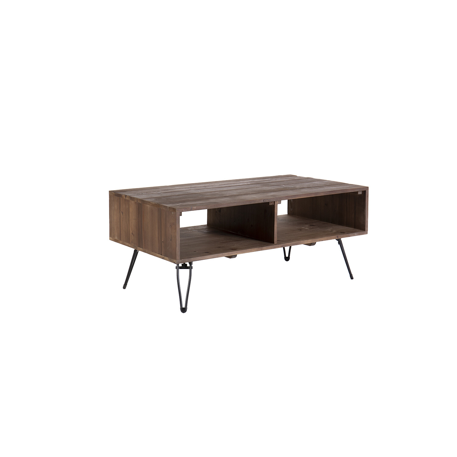 Coffee Table Center Cocktail Table Side Table with Open Storage for Living Room