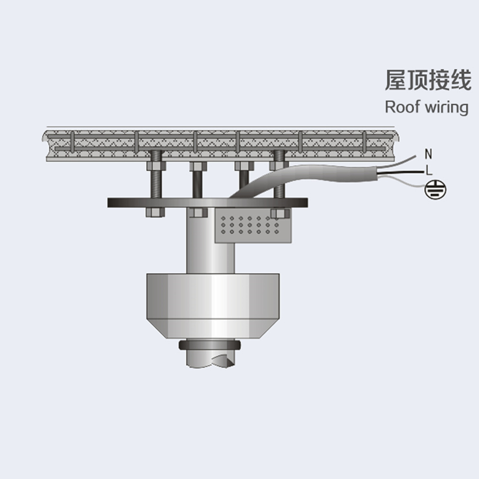 36W Ceiling Mounted Dental Surgical LED Exam Light Shadowless Operating Lamp