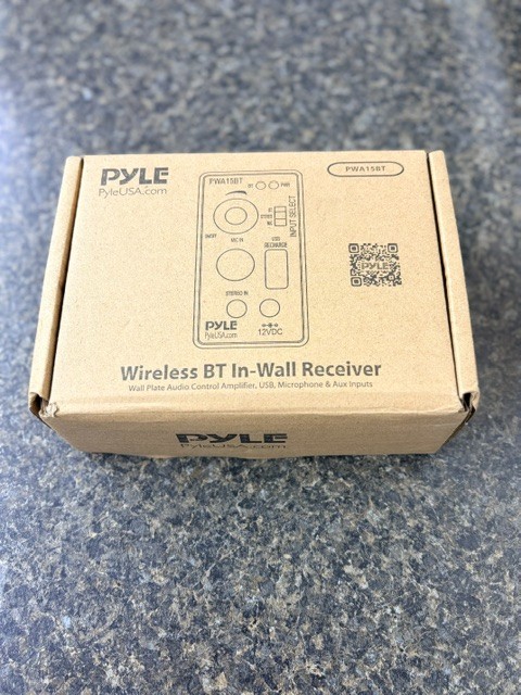 Pyle BT Wireless Wall Mount 100 Watt In-Wall Audio Control Receiver PWA15BT a
