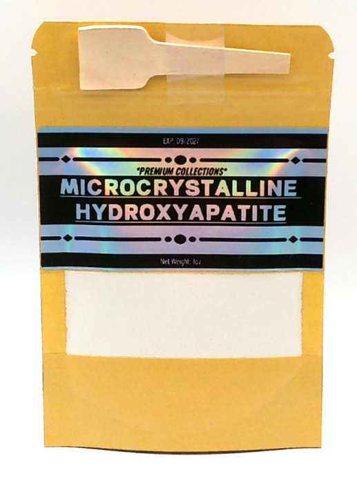 Microcrystalline Hydroxyapatite Tooth Powder 1oz - Natural Remineralizing