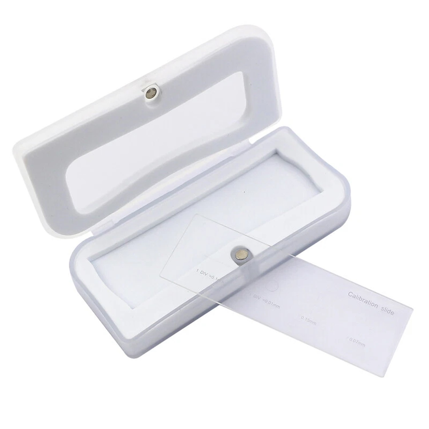0.01mm Microscope Calibrating Ruler Reticle Calibration Slide Multifunctional US