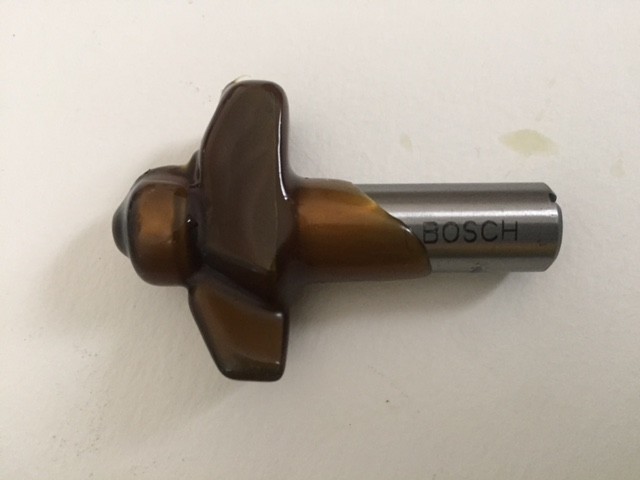 BOSCH 85583M 1-5/8 In. x 1/2 In. Carbide Tipped Traditional Raised Panel Bit