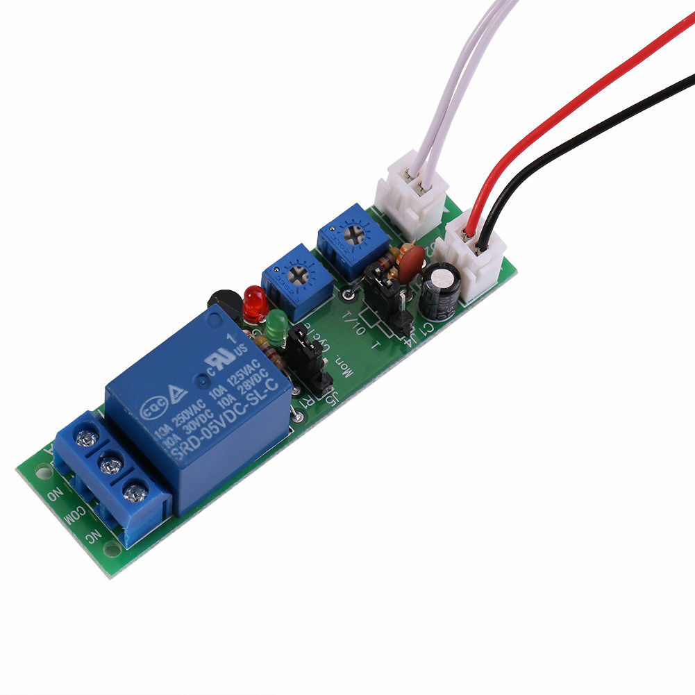 DC12V Cycle Delay Timer Relay 0-15/60/120 Minute ON-OFF Switch Module Adjustable