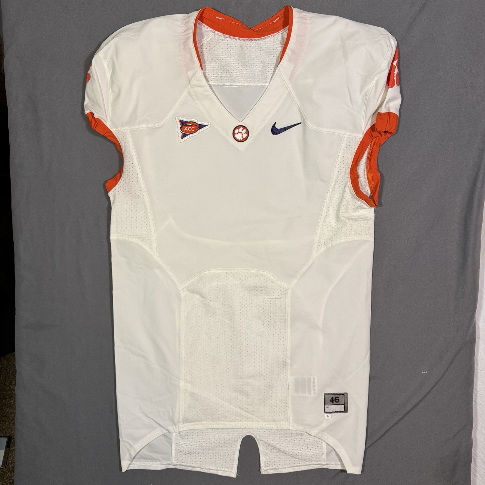 Authentic CLEMSON TIGERS Nike NCAA Team Issued Football Game Jersey Size 46 L🔥