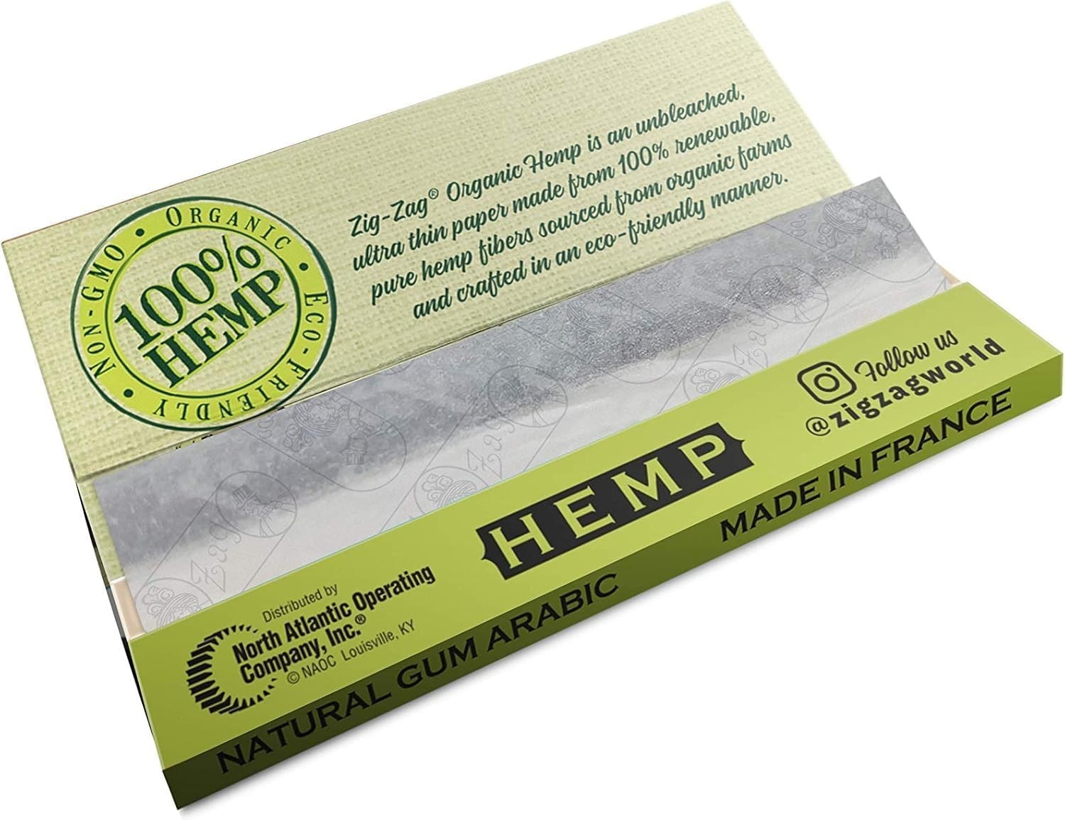 ZIG-ZAG Rolling Papers Organic 1 1/4 (3 Booklets) + Zig-Zag Premium 78mm
