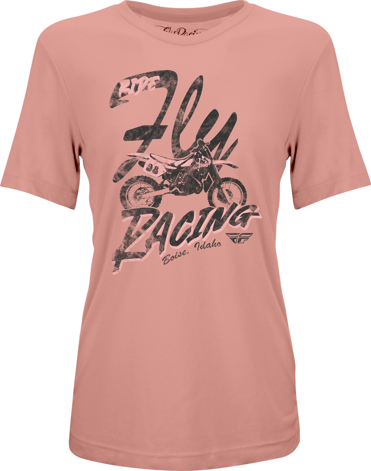 FLY RACING - Women's Vintage Tee Pink 2x | 356-40332X