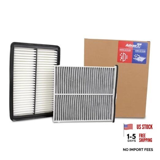 KD4561J6X CA11259 Engine & Cabin Air Filter Compatible with 2014-2018 HX-ECAF-1