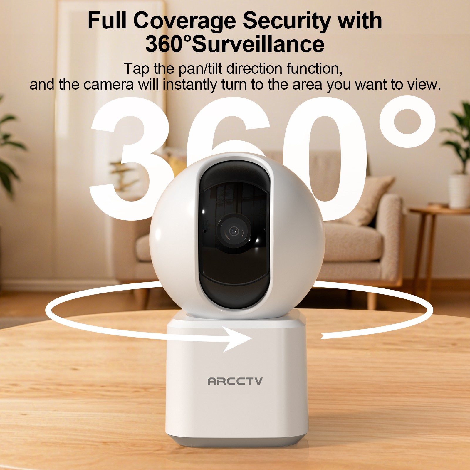 Wireless 5G WiFi Security Camera System 2K Smart Indoor Night Vision Wired Cams