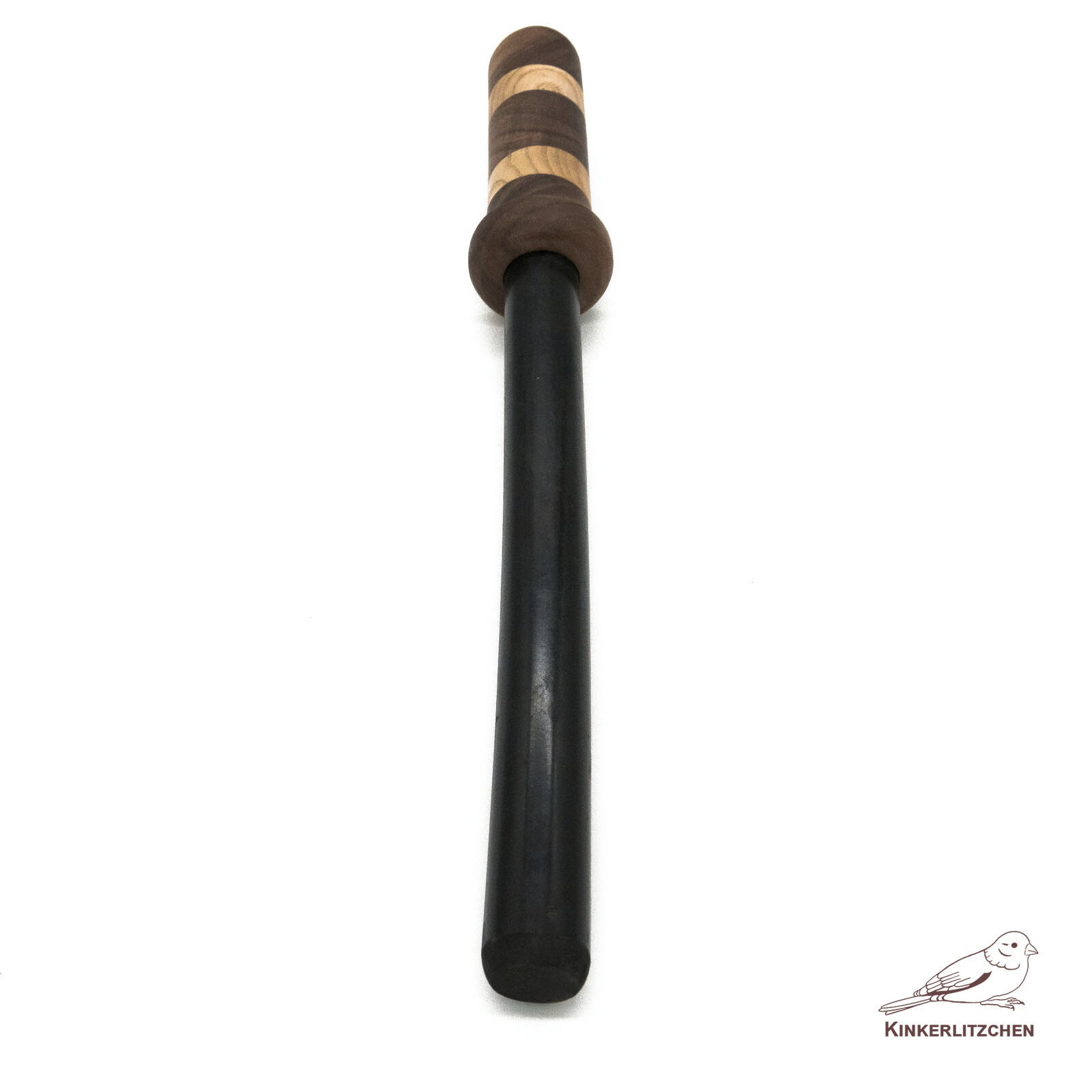 Ultra-Thuddy Rubber Baton BDSM– Handmade Walnut & Ash Handle | BDSM Impact Toy