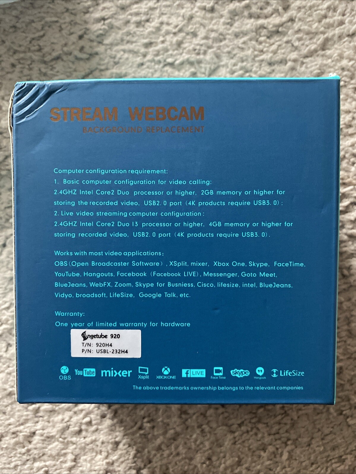 Angetube Webcam