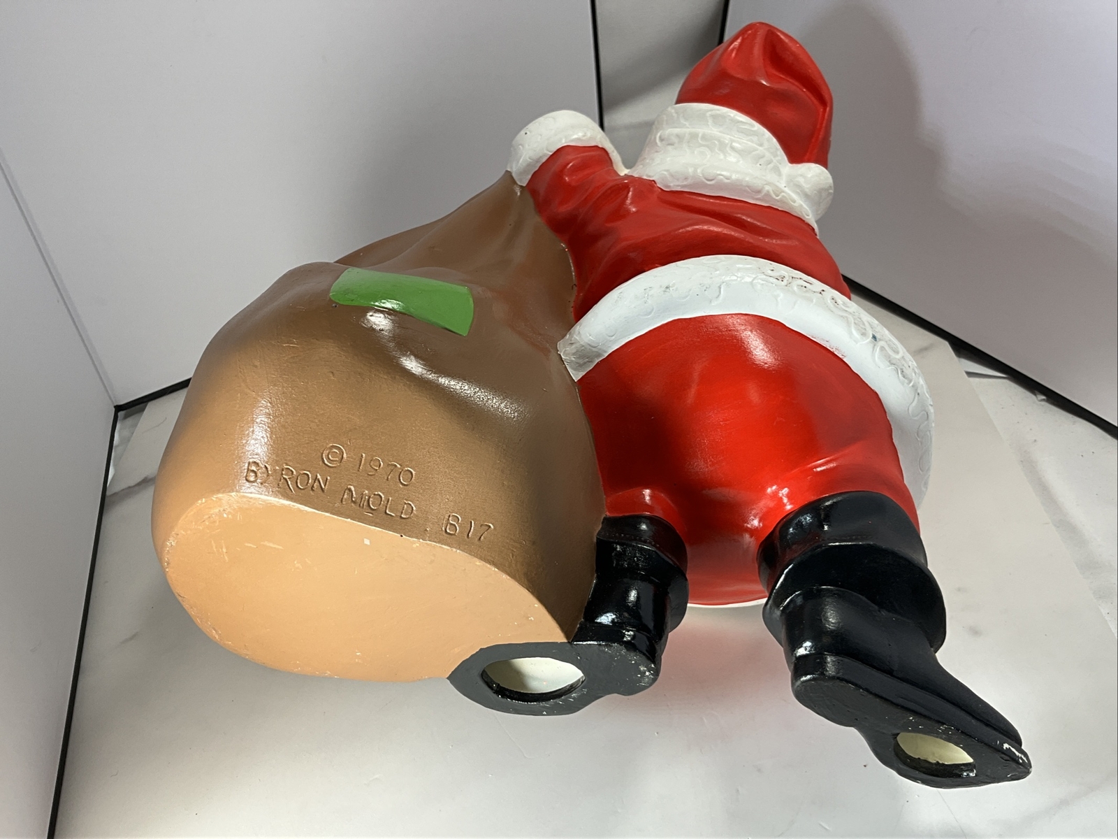 Vintage 1970 Byron Ceramic Santa Planter