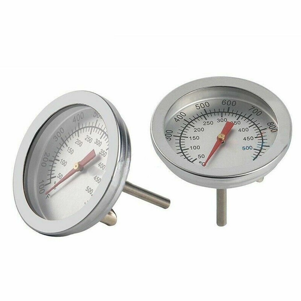 Practical Grill Thermometer 50~500?? Color: Silver Material: Stainless Steel
