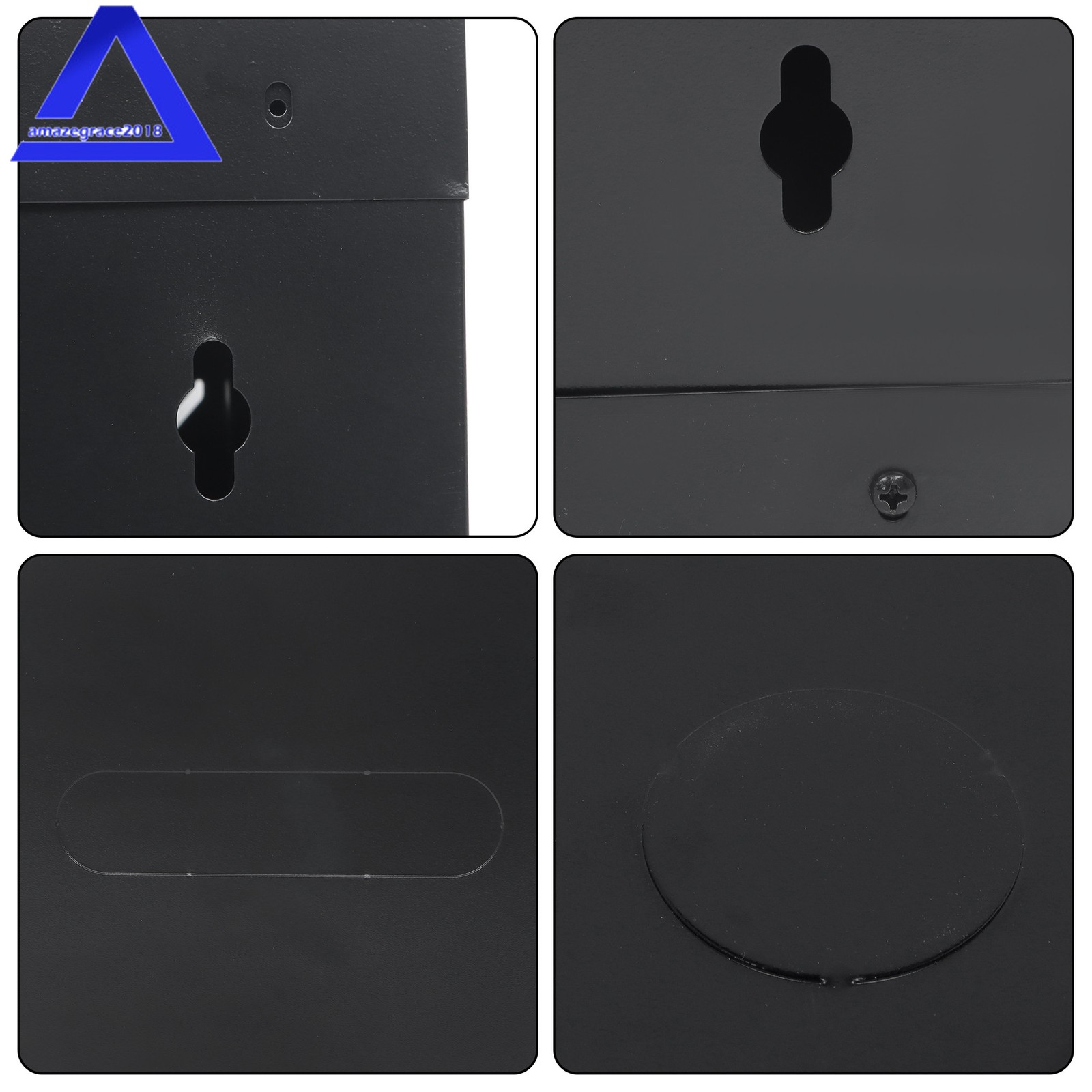 9U Wall Mount Server Cabinet Network Rack Vented Enclosure Lock Door 15.5'' Deep