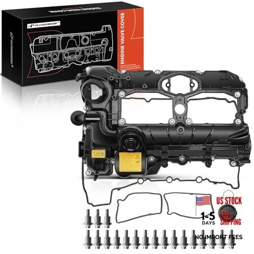 2.0L Turbo N20 Engine Valve Cover with Oil Filler Cap & Gasket & Bolts