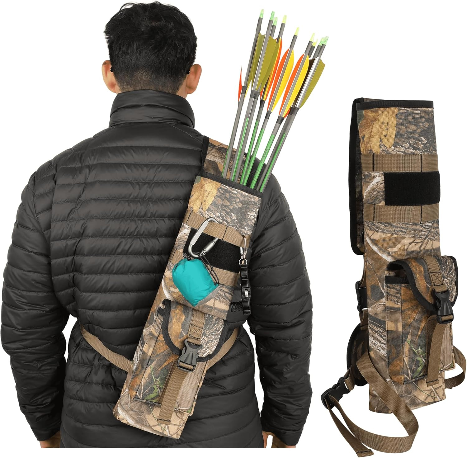Archery Multi-Function Arrow Quiver - Portable Outdoor Storage Bag, Dedicated fo