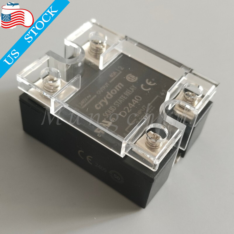 2PCS For Crydom D2440 SSR 3-32V Output 40A 240V Solid State Relay Input US STOCK