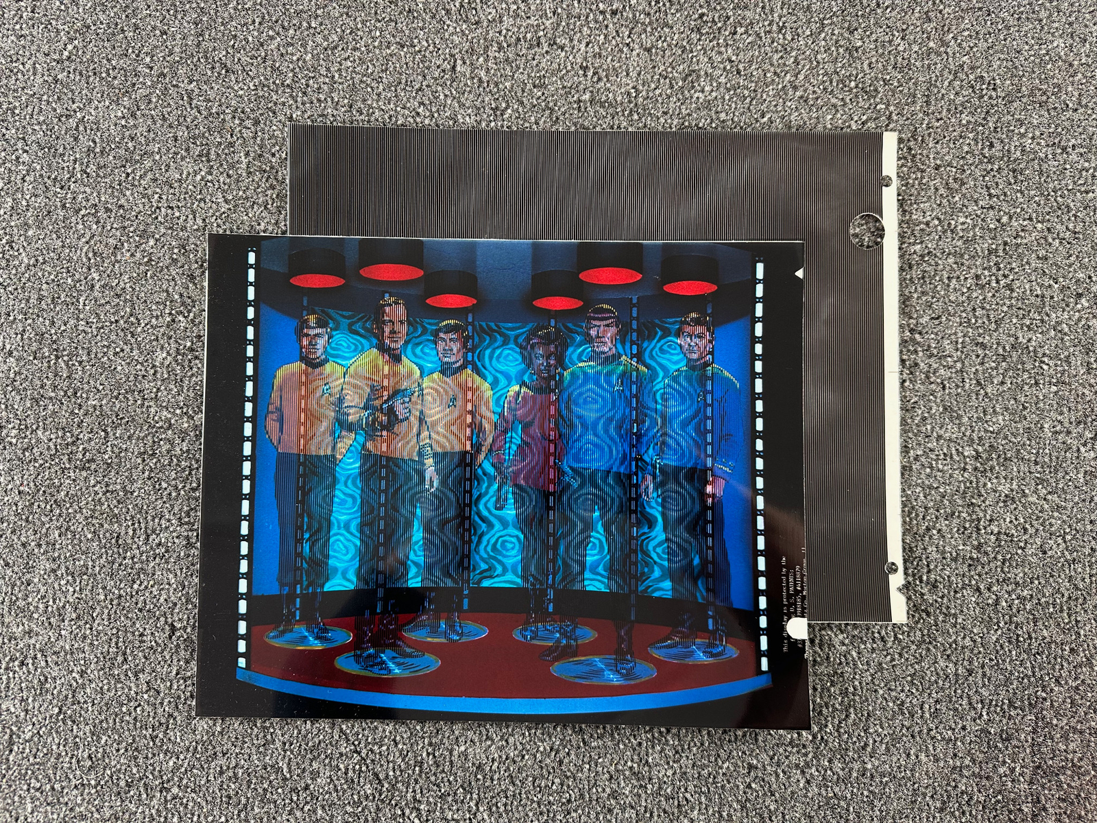 Data East Star Trek 25th Anniversary Pinball Transporter Animation Art Set NOS