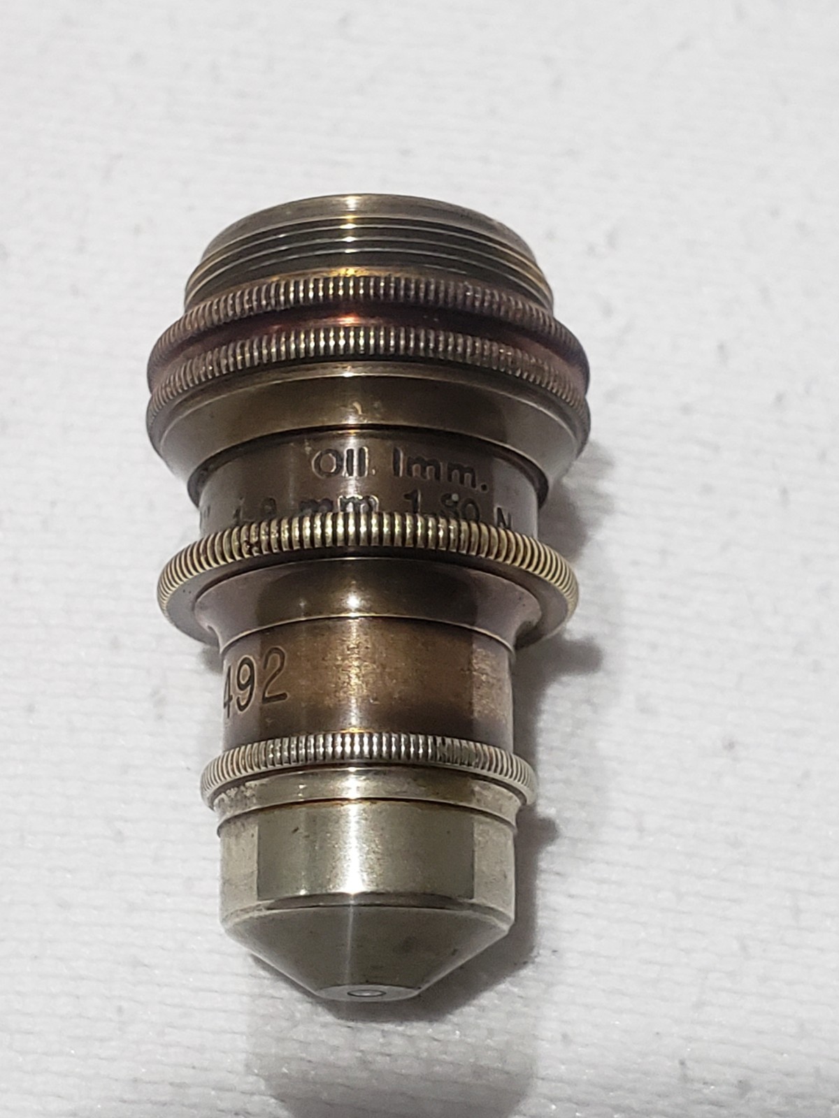 Antique Bausch & Lomb Microscope Objective 1.9mm with Case