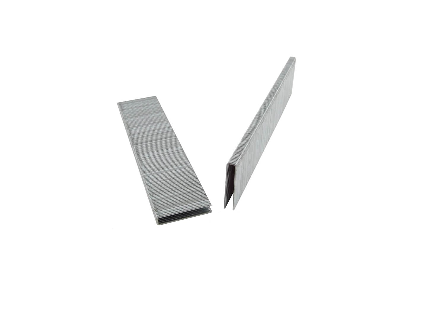 3/4" Leg x 1/4" Narrow Crown 18GA. Galvanized Finish Staples (5,000 per box)