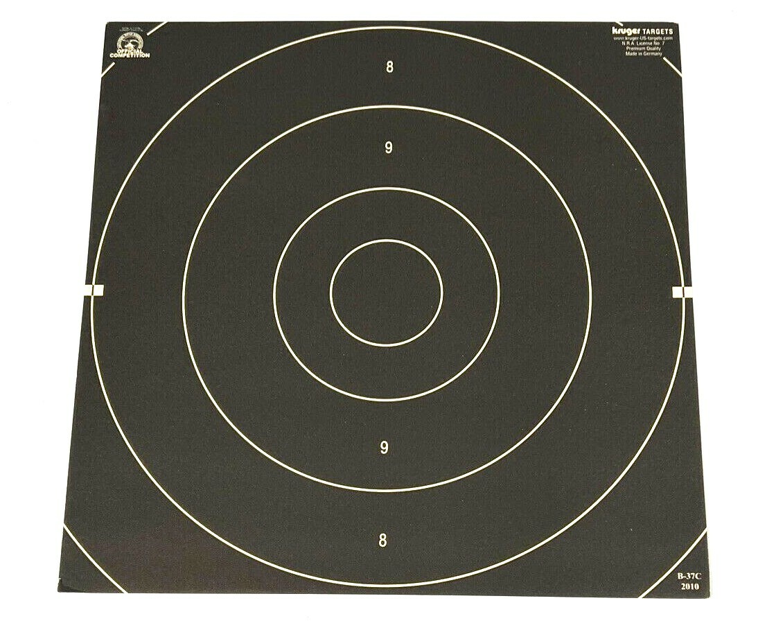 Official Competition Premium Targets B-37C 2010 10.5" (10-Pack) Kruger