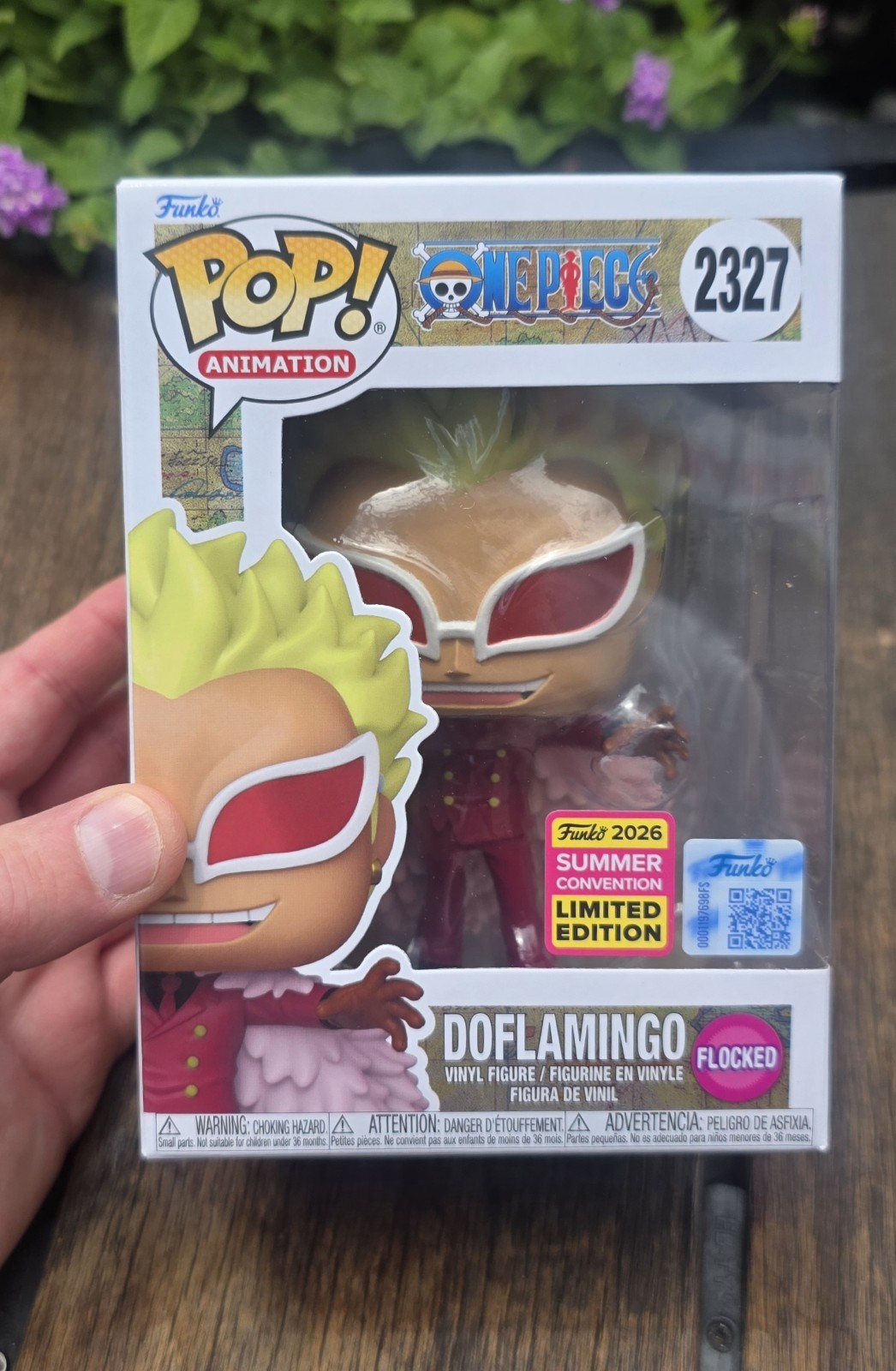 Doflamingo (2327) FLOCKED 2026 SDCC Convention Exclusive Funko Pop
