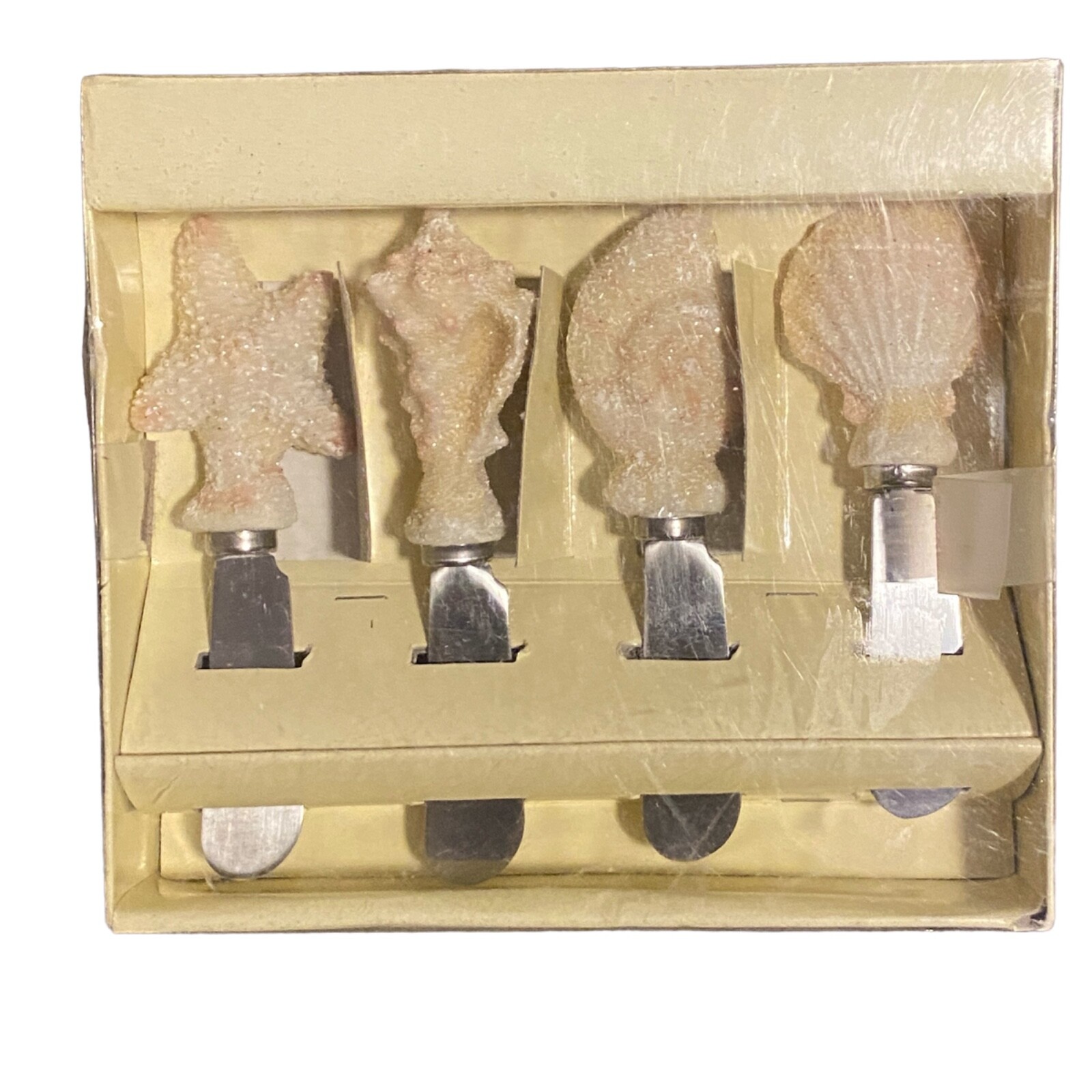 Colin Cowie for Home Collection Jcpenney utensils set of 4 Shell Spread Knives