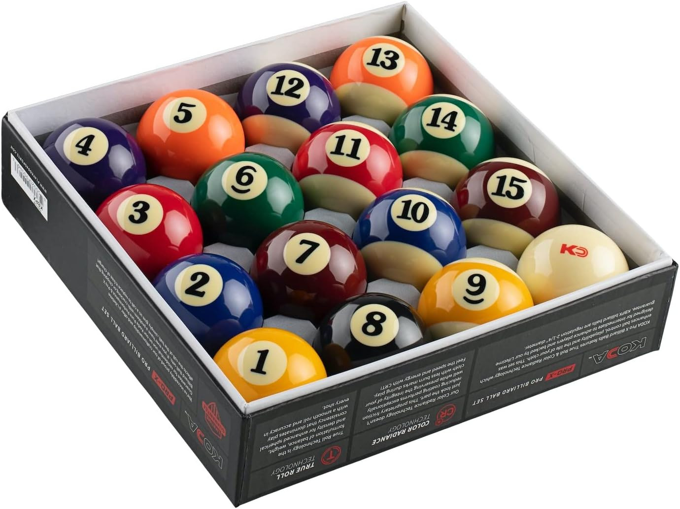 Koda Pro X Pool Ball Set