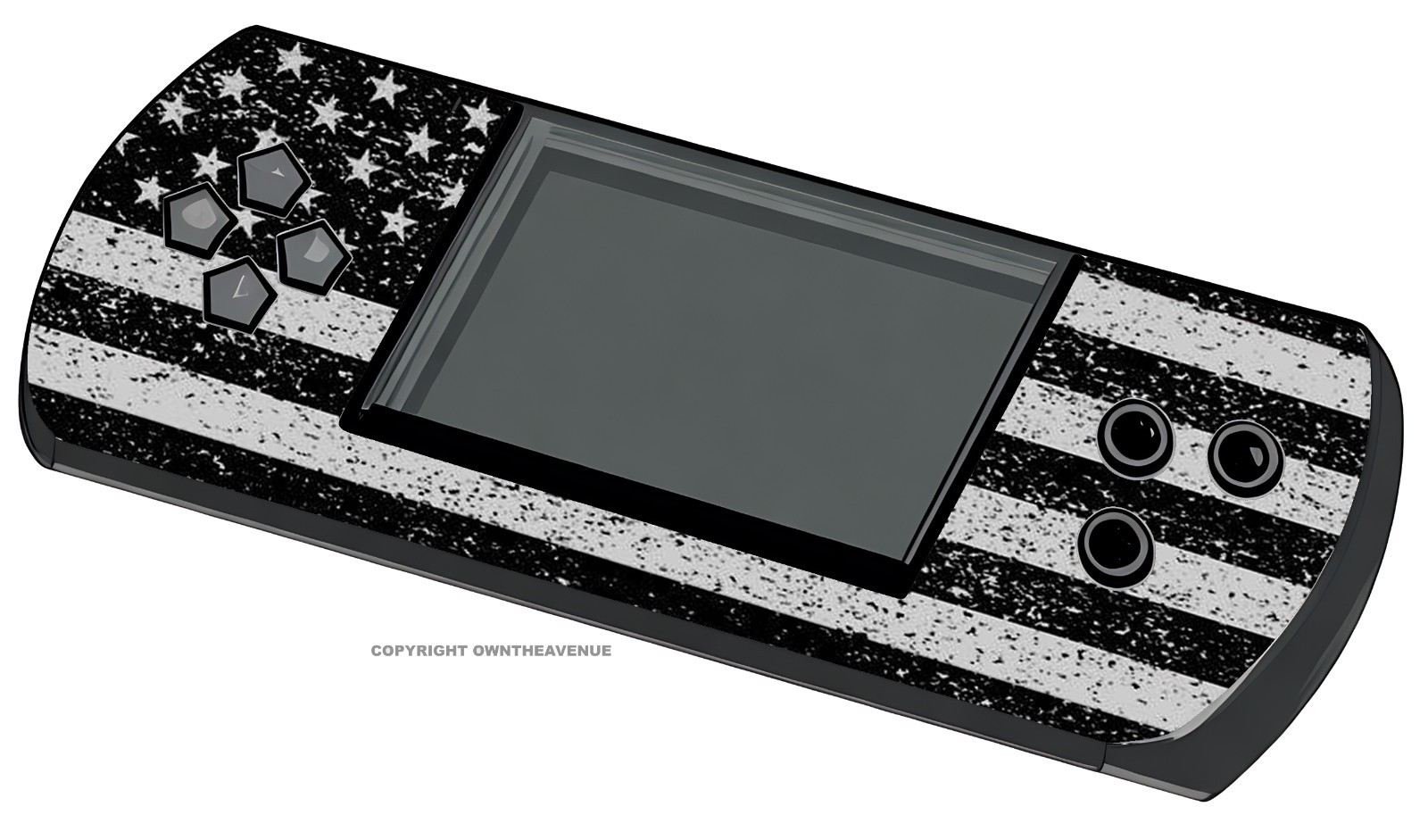Universal Fit USA Subdue Flag Skin Wrap Sticker For Hand Held Gaming Console