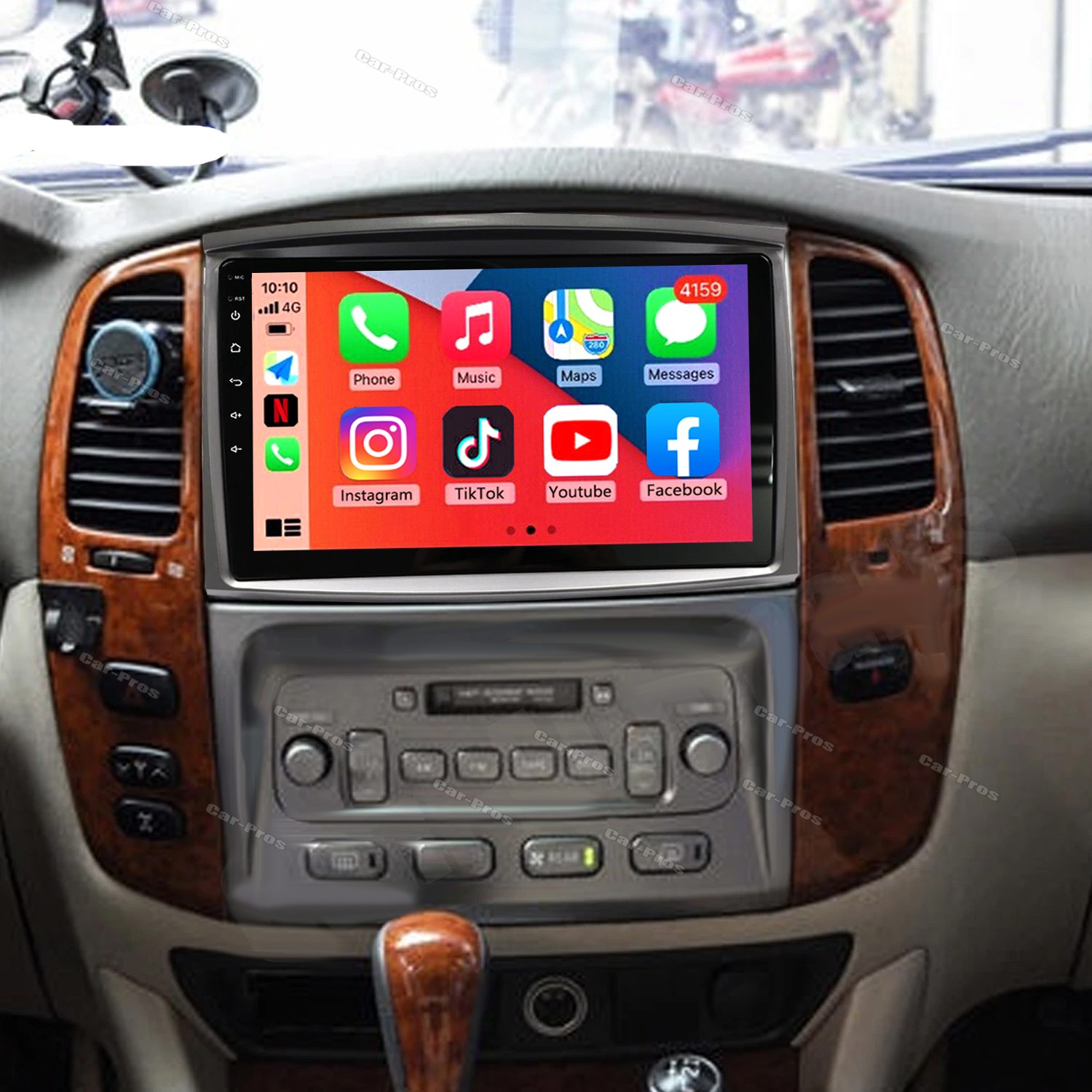 For Toyota Land Cruiser Lexus LX470 2002-2007 Car Stereo Radio Carplay GPS Wifi