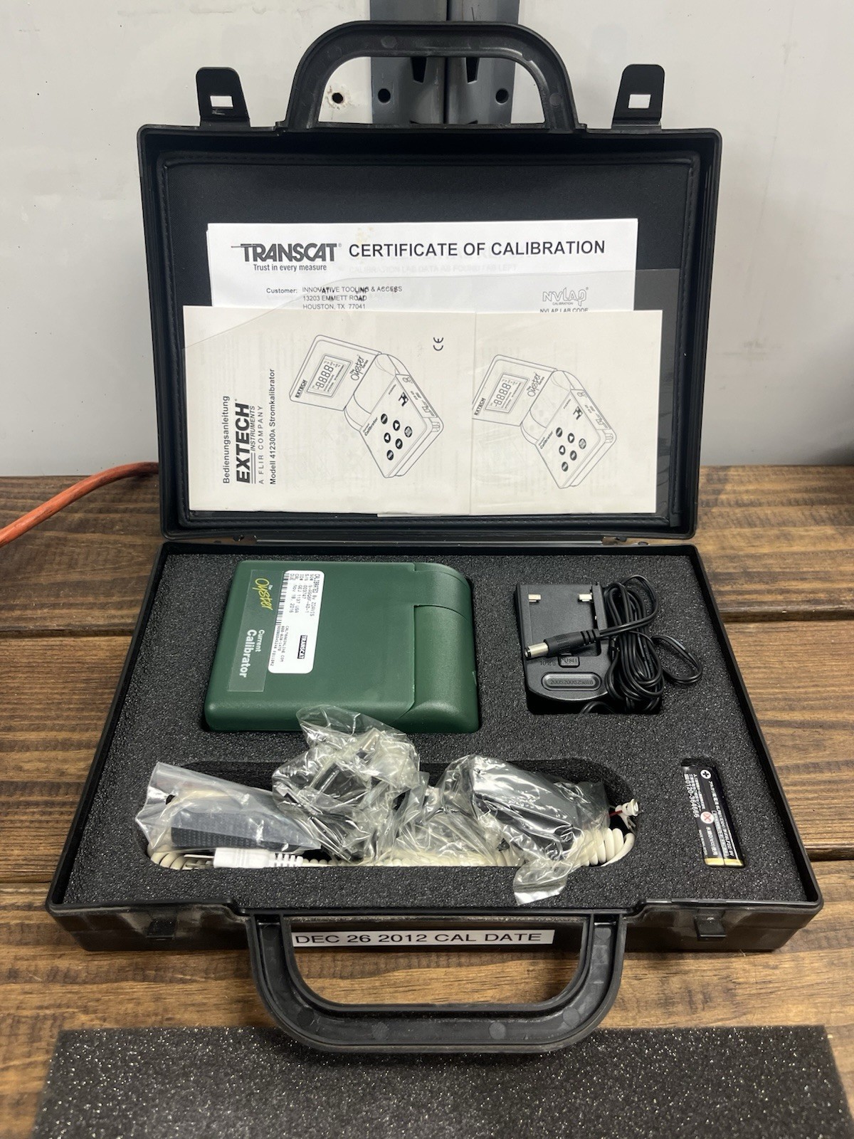 Extech 412300A The Oyster Current Calibrator Meter Process Devices Calibrated