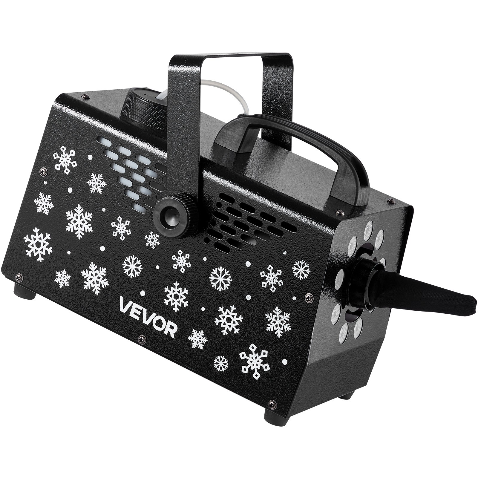 VEVOR Snow Machine 900W Handheld Hanging LED Snow Maker Wireless Remote Control