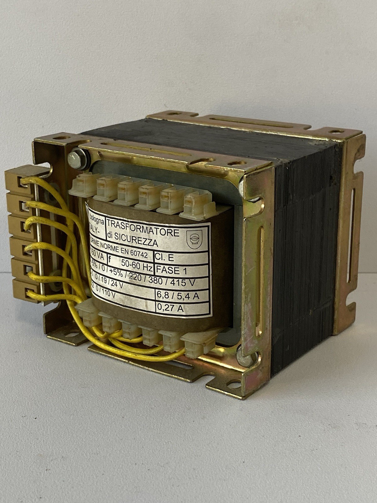 TELI SAFETY TRANSFORMER EN 60742 MOD 8700 HZ 50/60 INDUSTRIAL ELECTRIC CONTROL