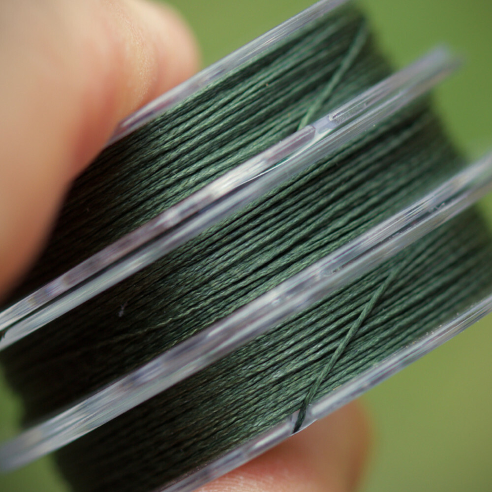 Carp braid hooklink camo or dark green - 30m spool, carp rigs, carp fishing