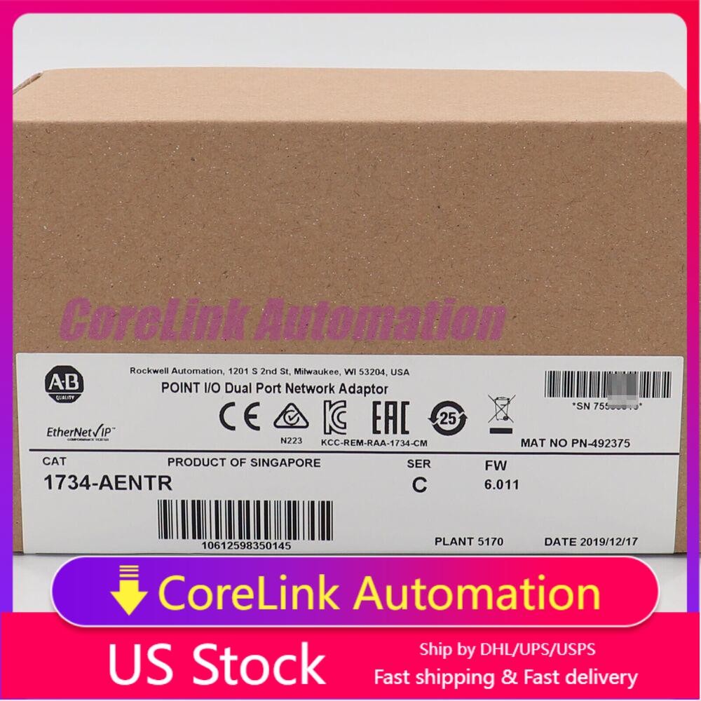 1734-AENTR SER C POINT I/O Dual Port Adaptor 2021 New Sealed 1734AENTR